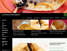 Tablet Screenshot of pate-a-crepes.fr